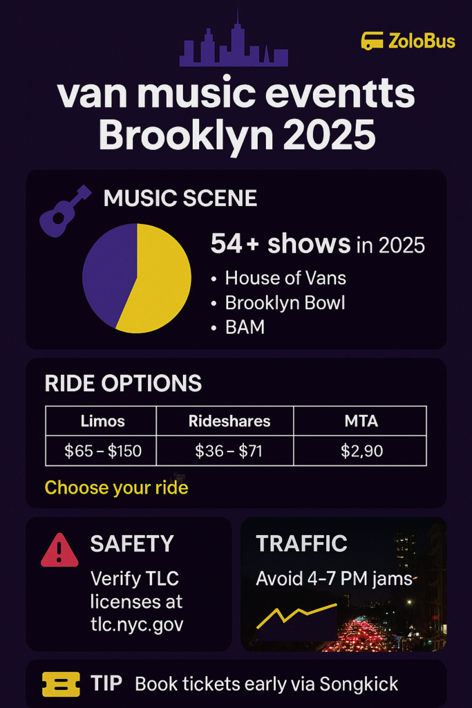 van music events Brooklyn 2025: Your Ultimate Guide to Amazing Shows and Vibes 4 Infographic van music events Brooklyn