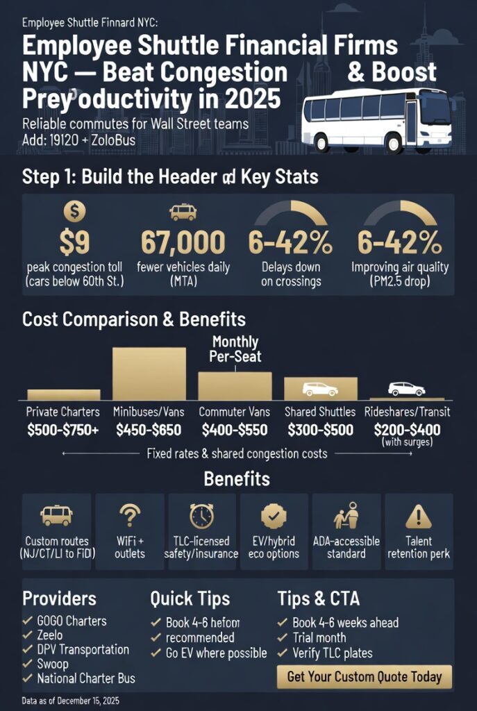 Employee Shuttle Financial Firms NYC in 2025: Reliable Commuter Solutions for Wall Street Teams 4 Infographic employee shuttle financial firms NYC