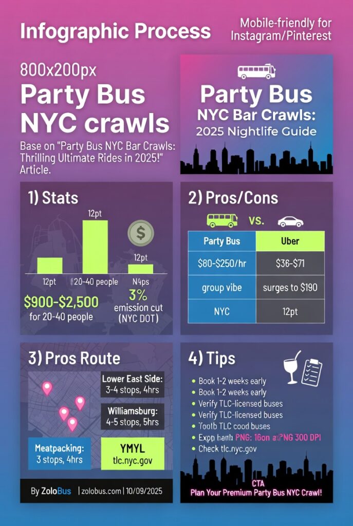 party bus NYC bar crawls