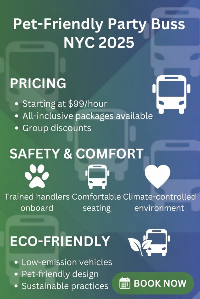 Pet-Friendly Party Bus NYC: Your Amazing Guide to Rolling with Your Furry Crew in 2025 4 Infographic pet-friendly party bus NYC