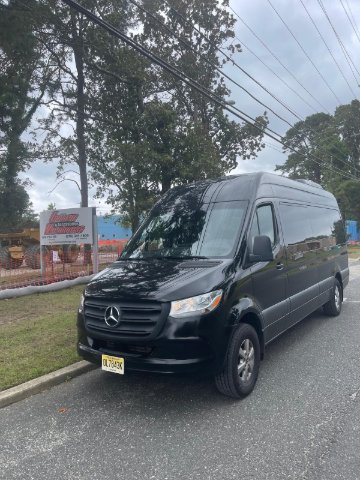 Mercedes Sprinter van roadside with NJ plate - Zolo South Jersey